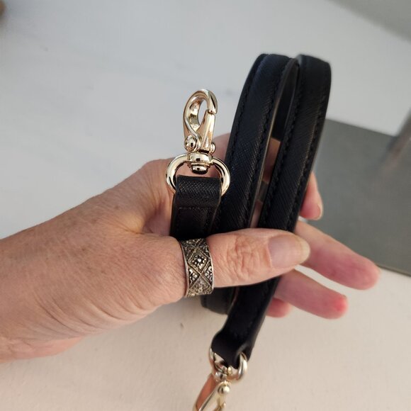 Like New Kate Spade Two-Tone Leather Shoulder Bag Satchel Purse - Picture 3 of 15